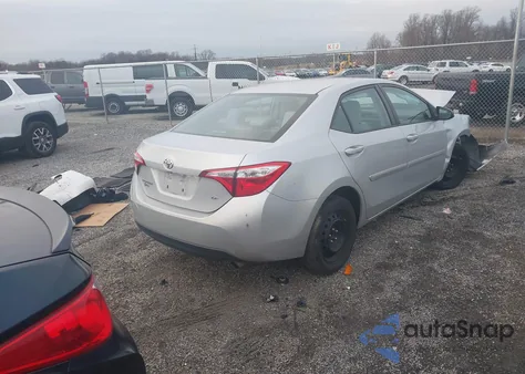 2016 Toyota Corolla Le z USA, uszkodzony, nr VIN 2T1BURHE1GC620177
